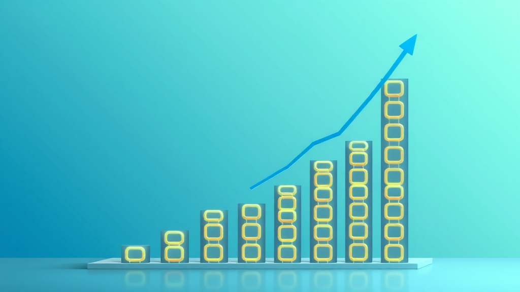 Isometric illustration of link-node stacks rising to close the gap between two website columns on a leaderboard